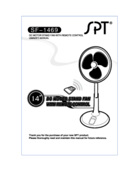 a Ver el documento SPT SF-1469 Manual de uso y cuidado